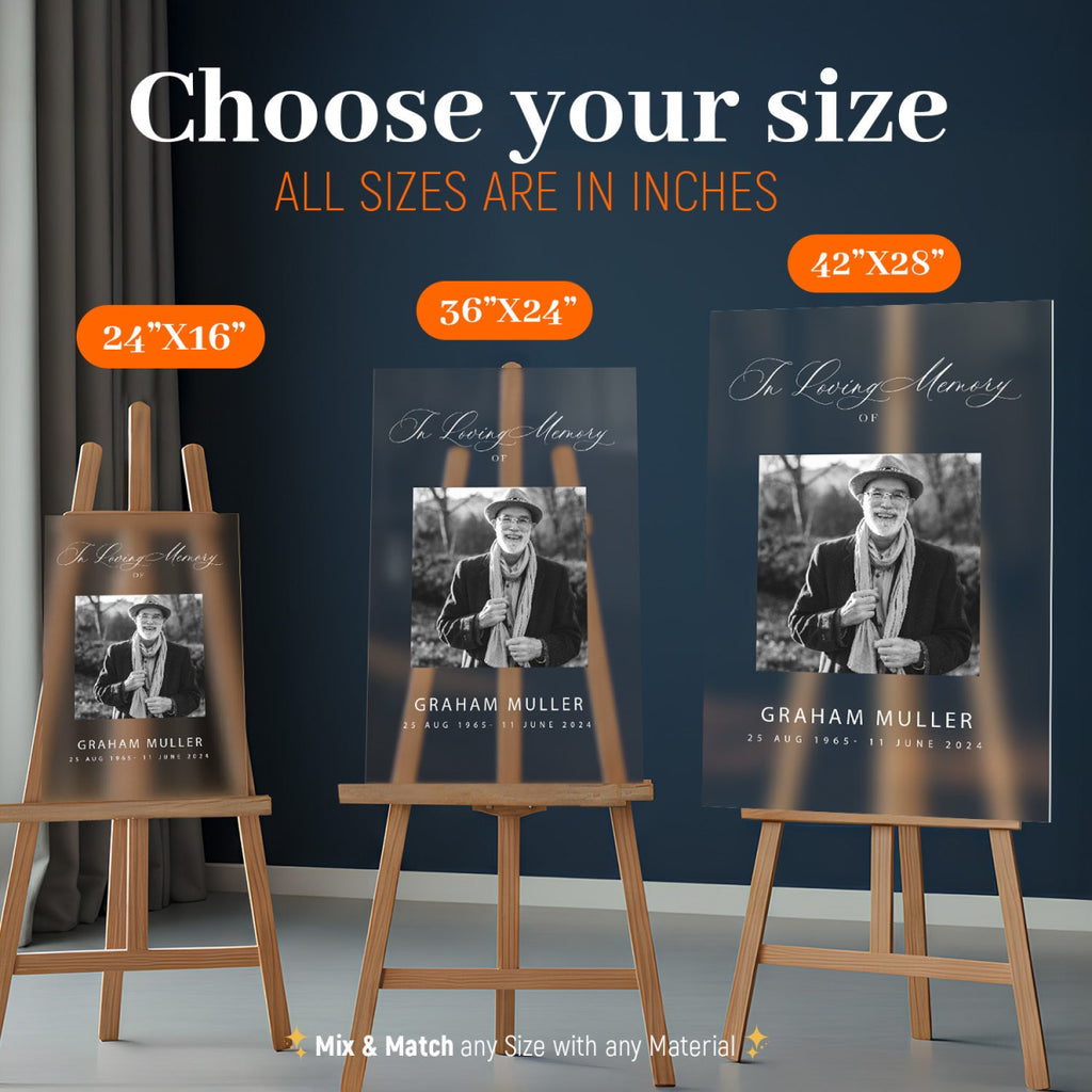 Personalized In Loving Memory Sign, - SpeedyOrders