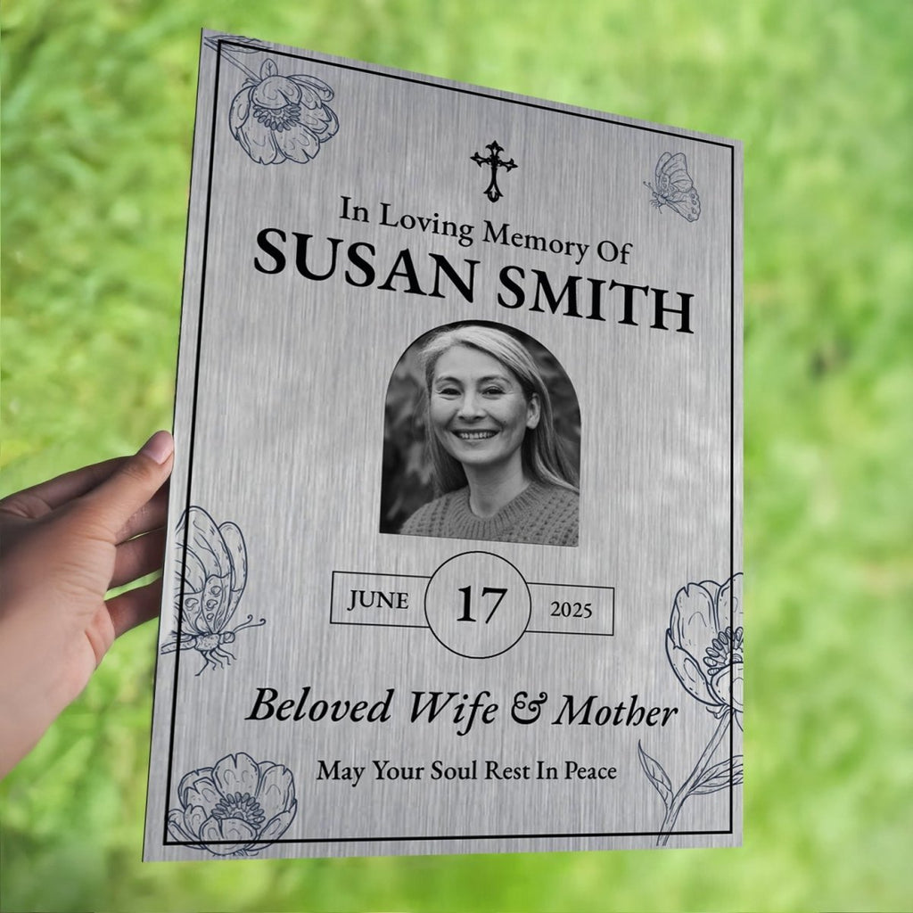 Memorial Signs Examples Funeral Centerpieces Sign – SpeedyOrders