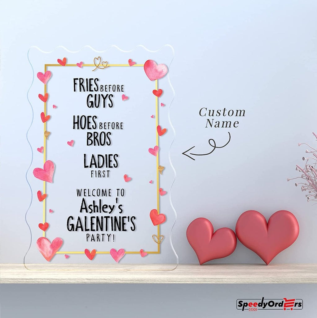 Personalized Valentines Day Party Sign - SpeedyOrders