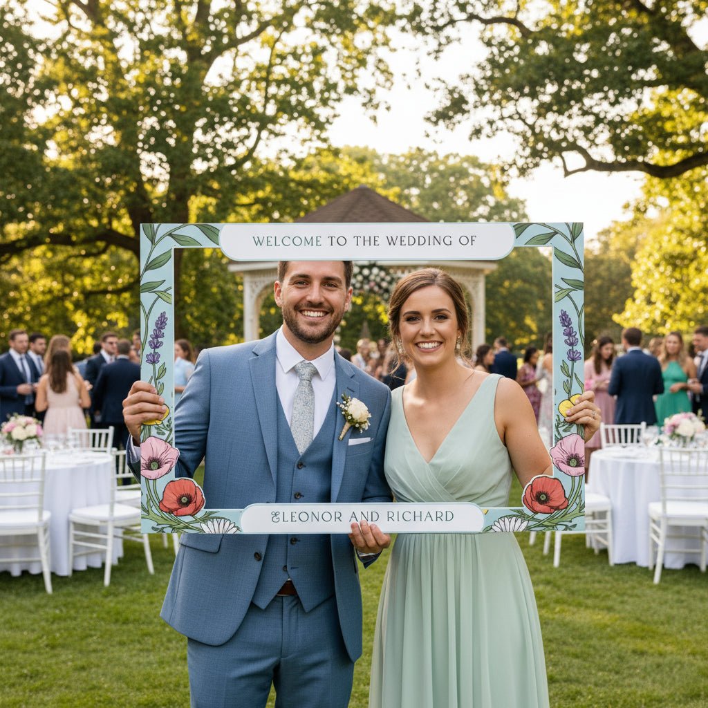 Personalized Wedding Photo Booth Frame - SpeedyOrders