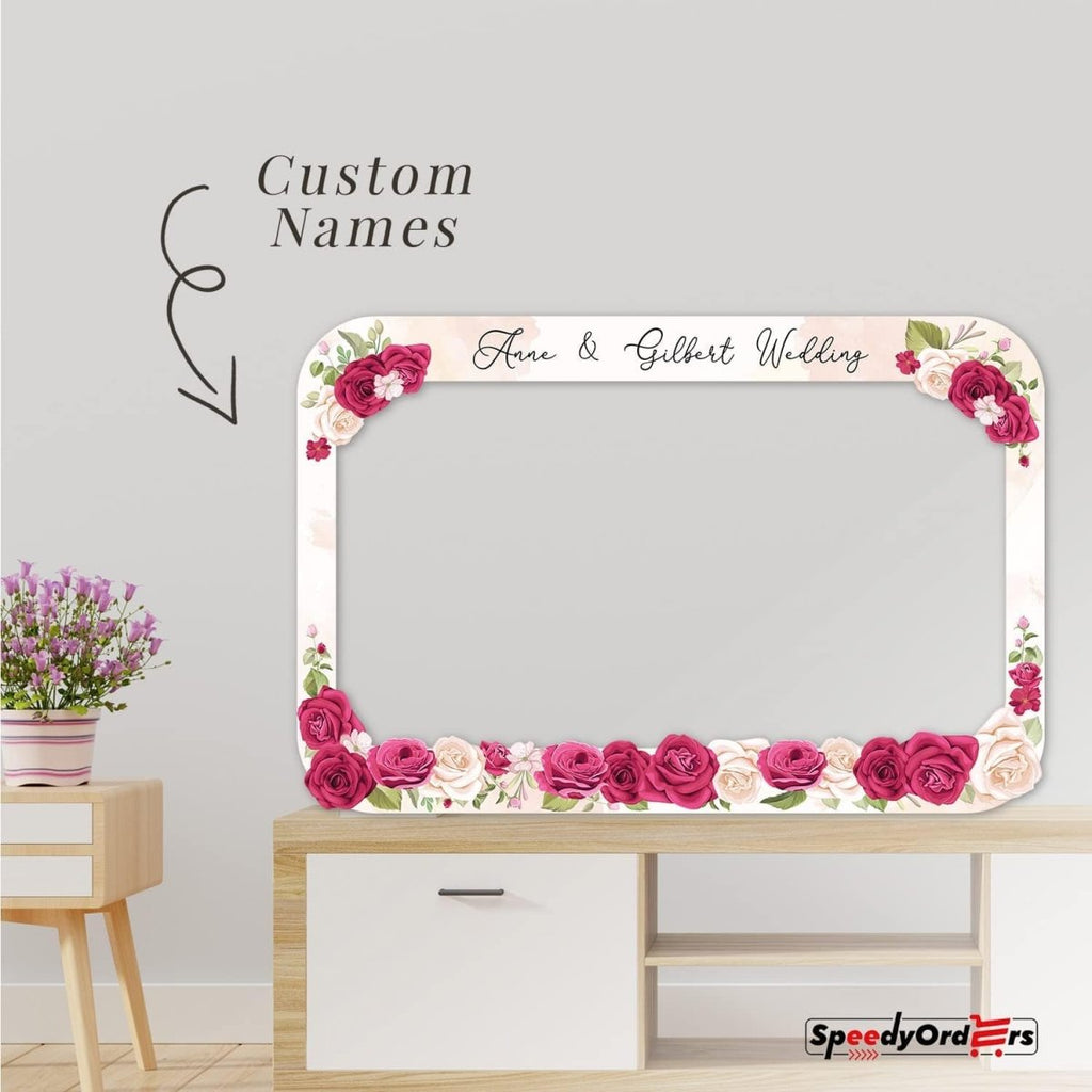 Personalized Wedding Photo Booth Frame - SpeedyOrders