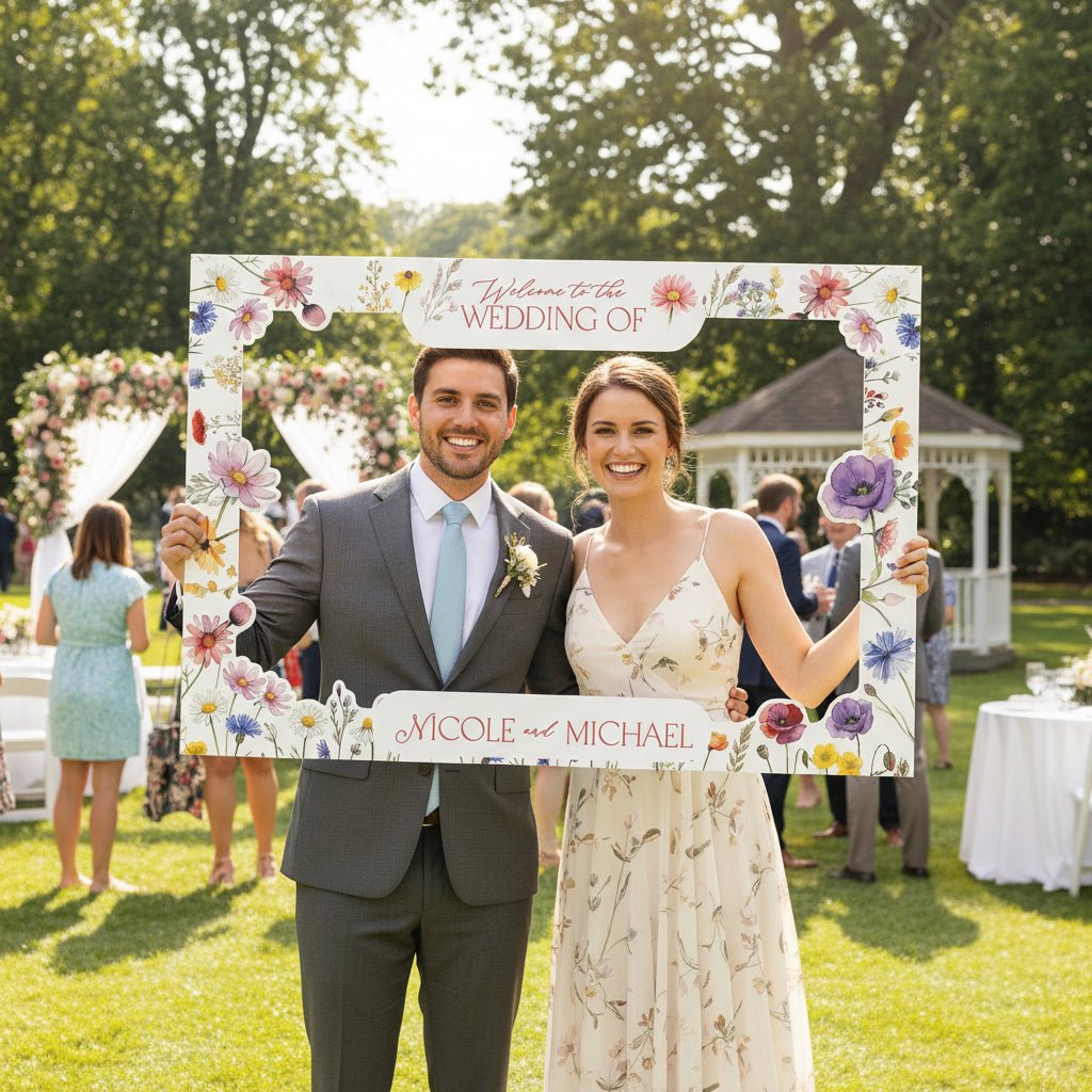 Personalized Wedding Photo Booth Frame - SpeedyOrders
