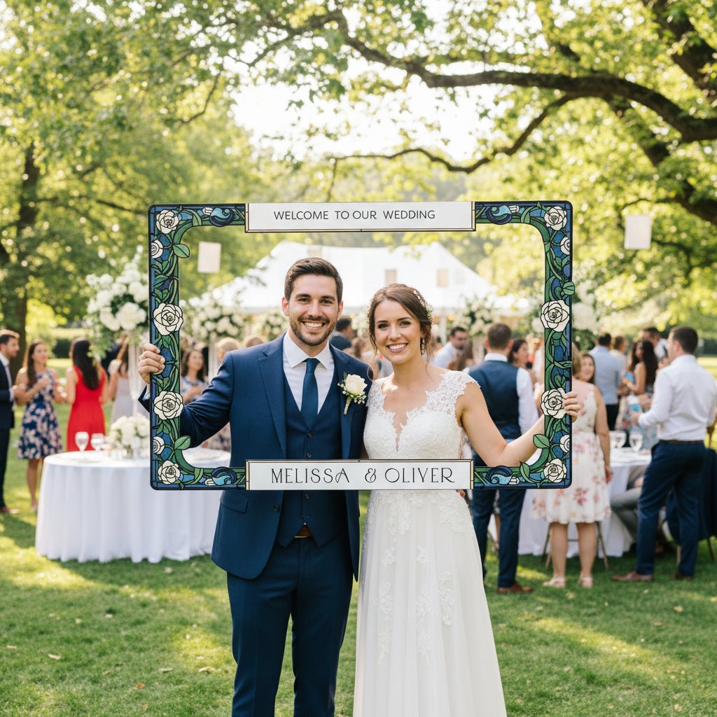 Personalized Wedding Photo Booth Frame - SpeedyOrders