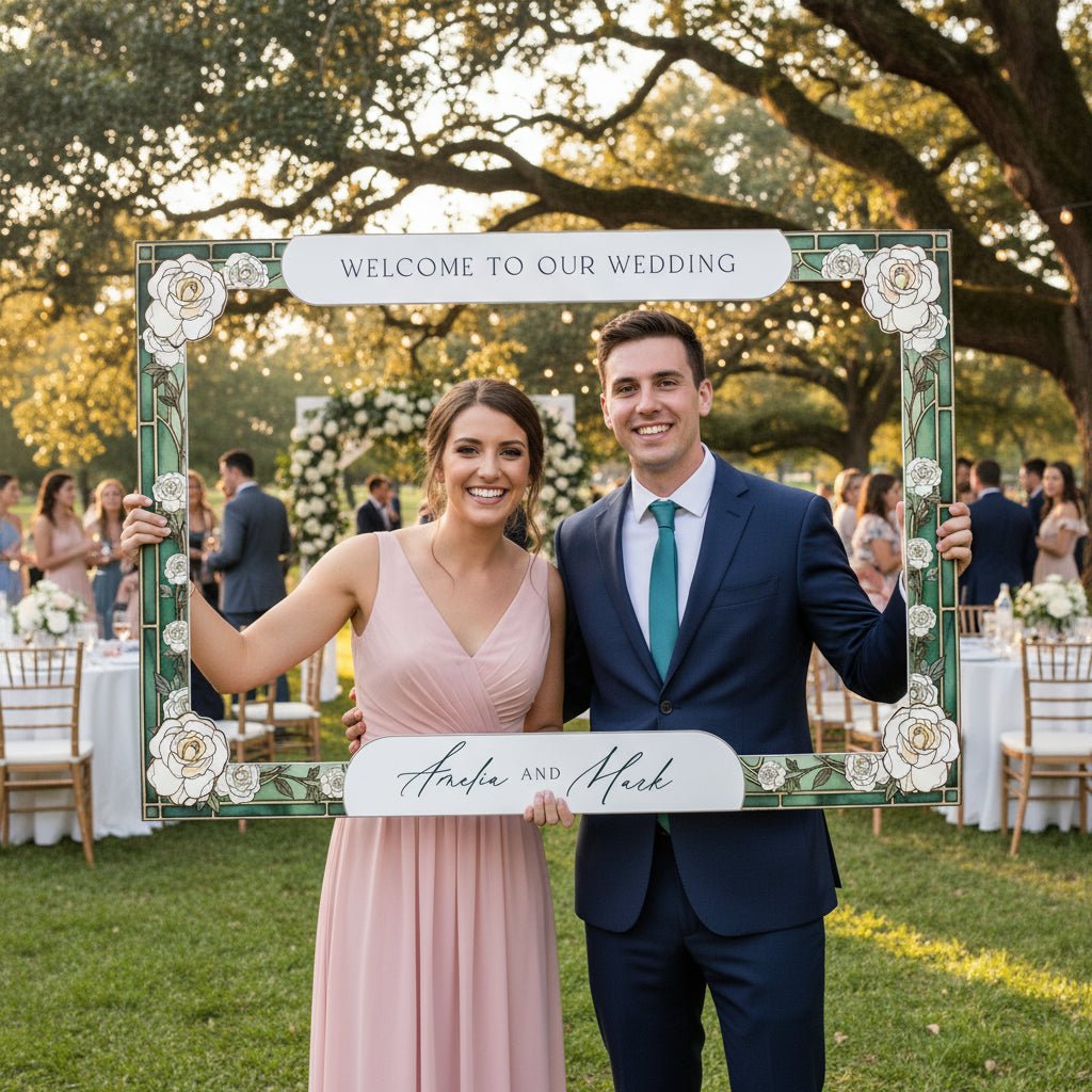Personalized Wedding Photo Booth Frame - SpeedyOrders