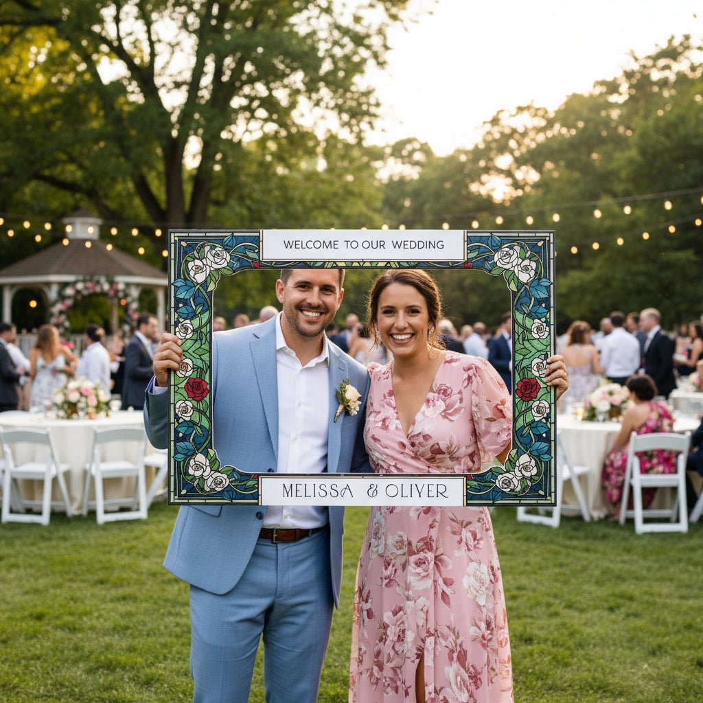 Personalized Wedding Photo Booth Frame - SpeedyOrders