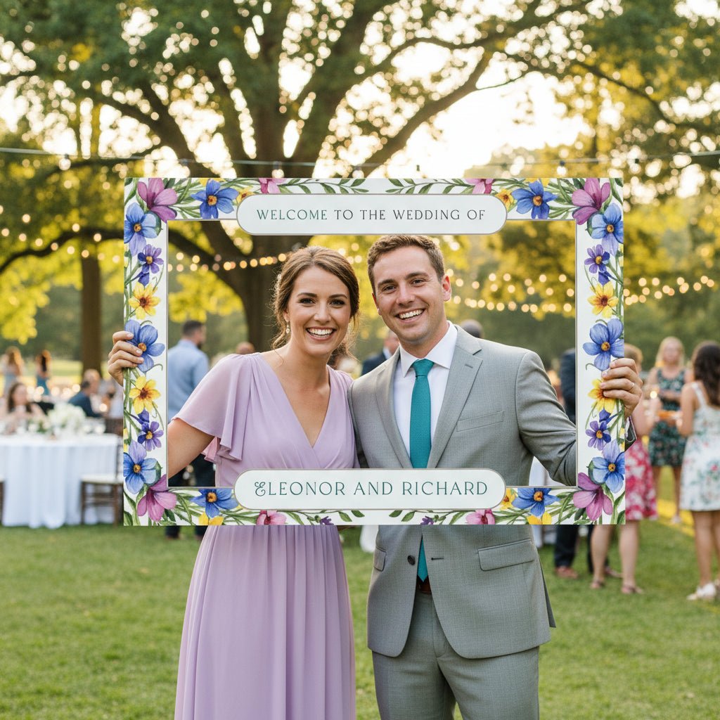 Personalized Wedding Photo Booth Frame - SpeedyOrders