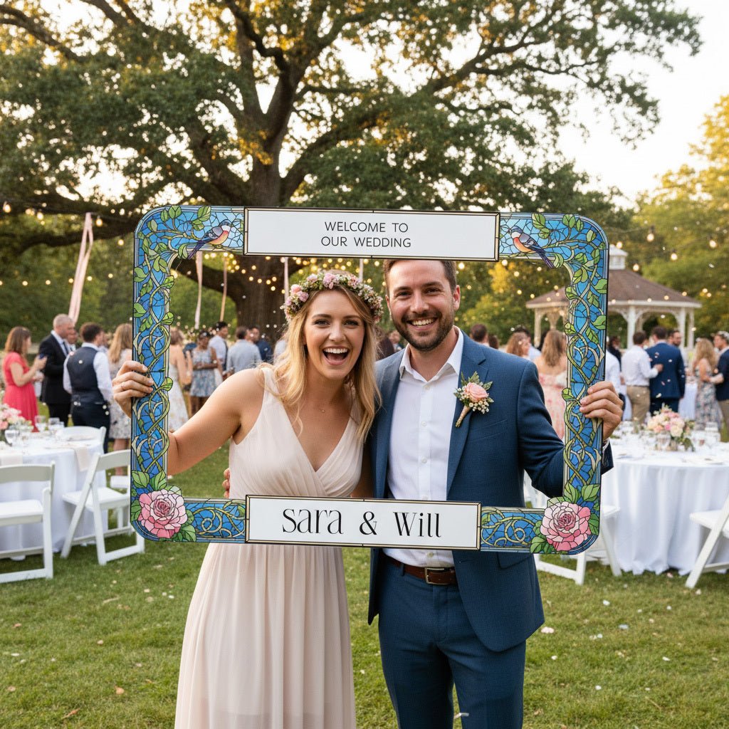 Personalized Wedding Photo Booth Frame - SpeedyOrders