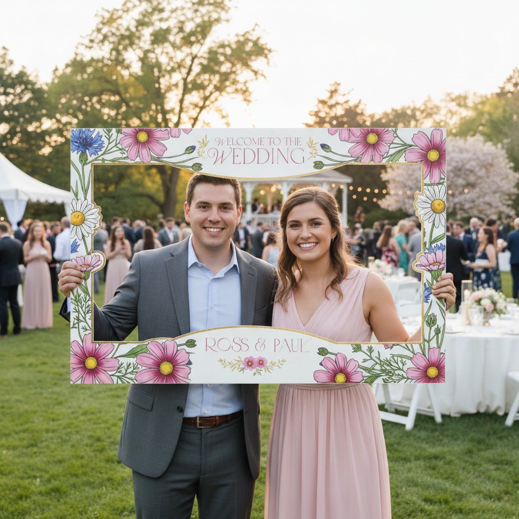 Personalized Wedding Photo Booth Frame - SpeedyOrders