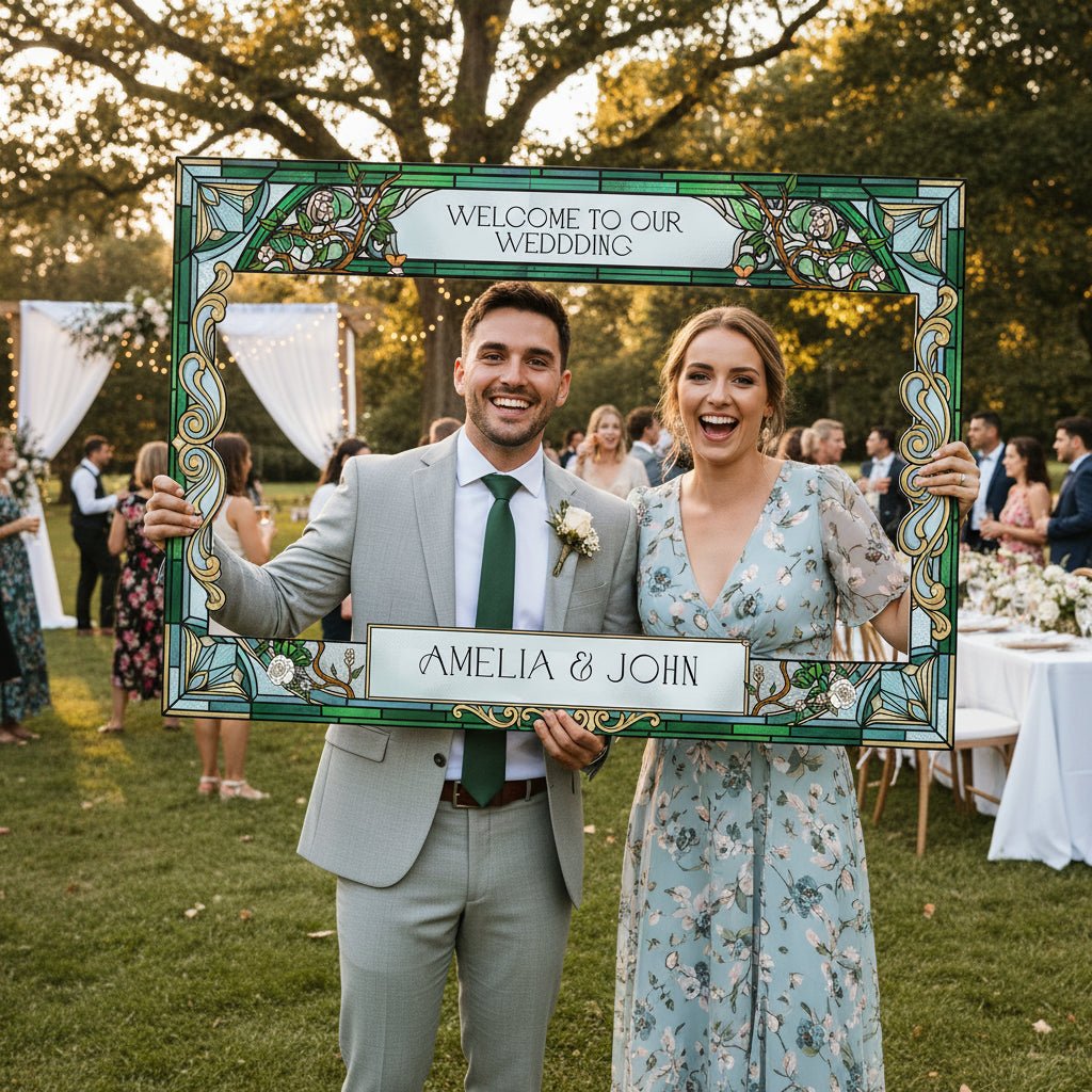 Personalized Wedding Photo Booth Frame - SpeedyOrders