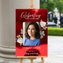 Printed Celebration of Life Welcome Sign With Photo - SpeedyOrders