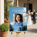 Printed Celebration of Life Welcome Sign With Photo - SpeedyOrders