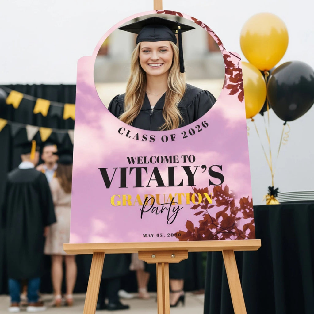 Graduation Party Sign with Photo – SpeedyOrders