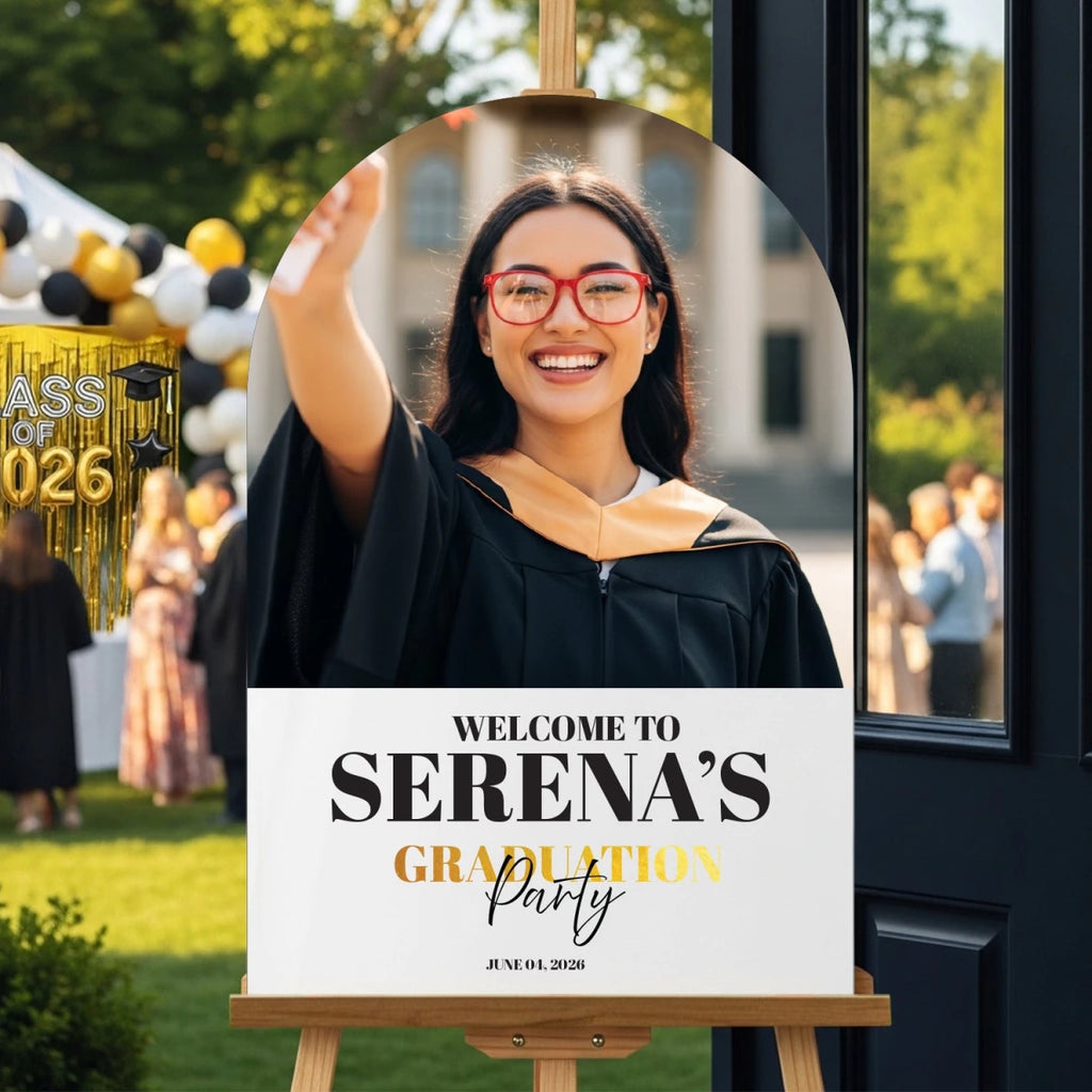 Graduation Party Sign with Photo – SpeedyOrders