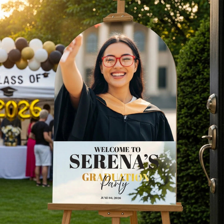 Graduation Party Sign with Photo – SpeedyOrders