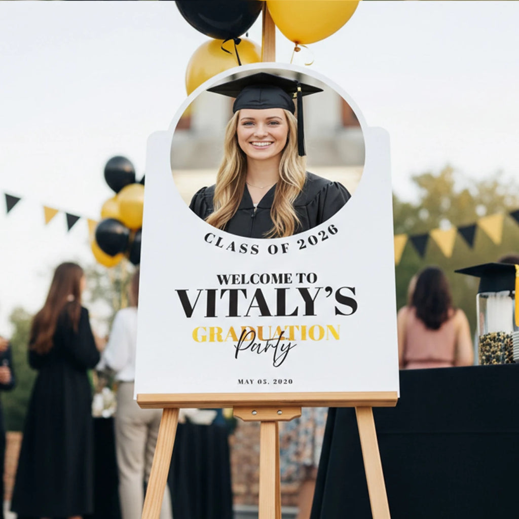 Graduation Party Sign with Photo – SpeedyOrders