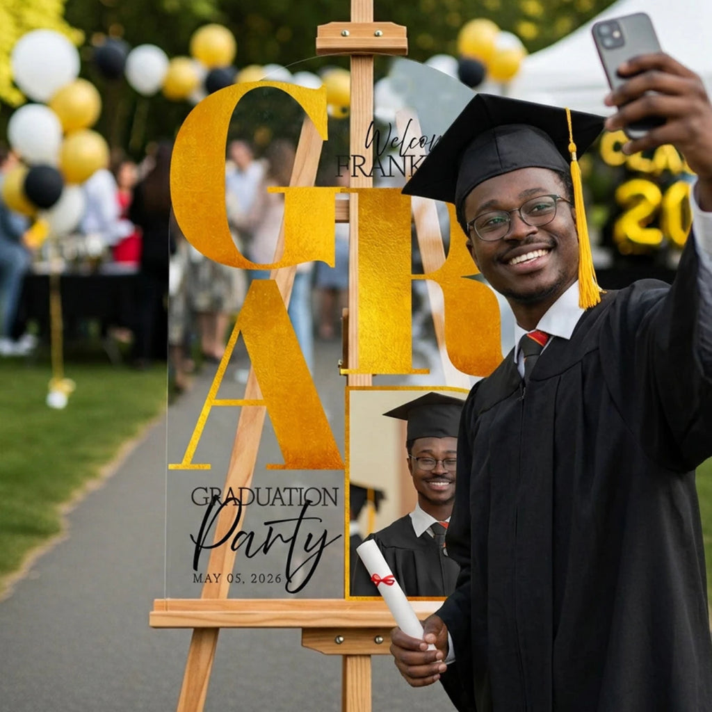 Graduation Party Sign with Photo – SpeedyOrders