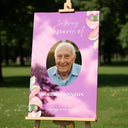 Printed In Loving Memory Sign With Photo - SpeedyOrders