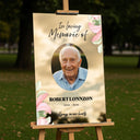 Printed In Loving Memory Sign With Photo - SpeedyOrders