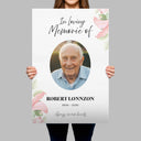 Printed In Loving Memory Sign With Photo - SpeedyOrders