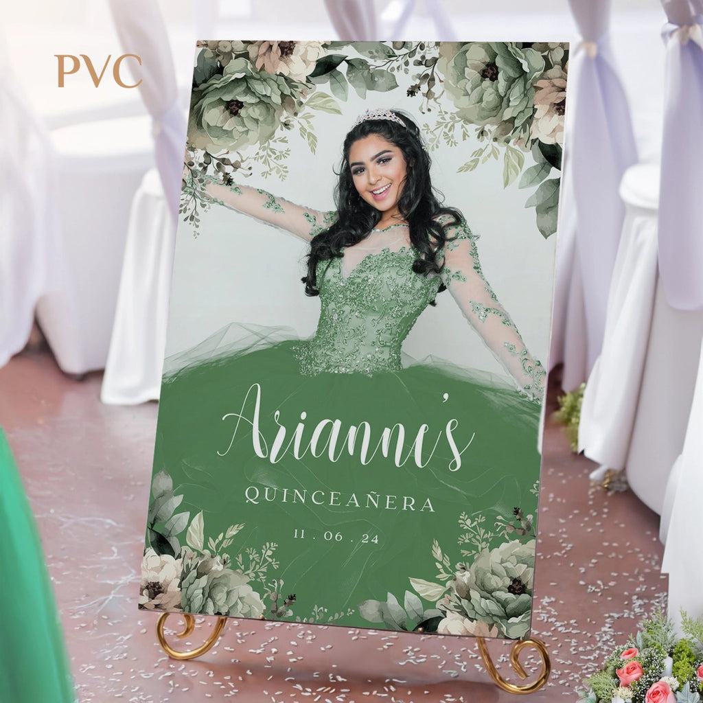 Quinceanera Photo Welcome Sign, Quinceanera Sign - SpeedyOrders