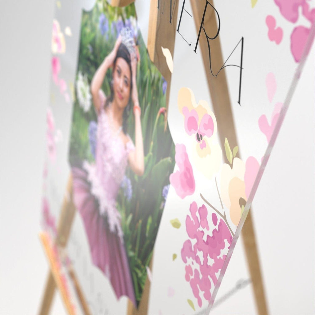 Quinceanera Sign with Photo, Quinceanera Welcome Sign - SpeedyOrders