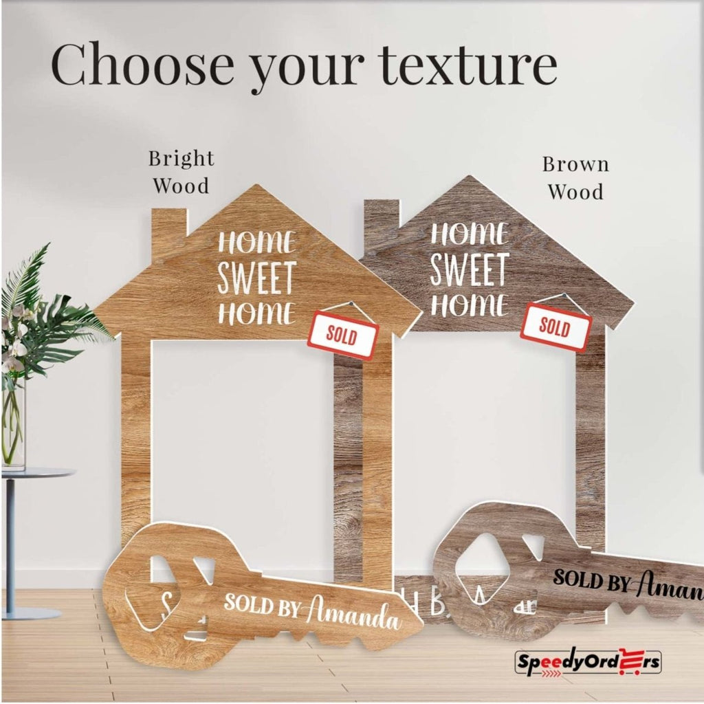 Real Estate Photobooth Prop House Shape - SpeedyOrders