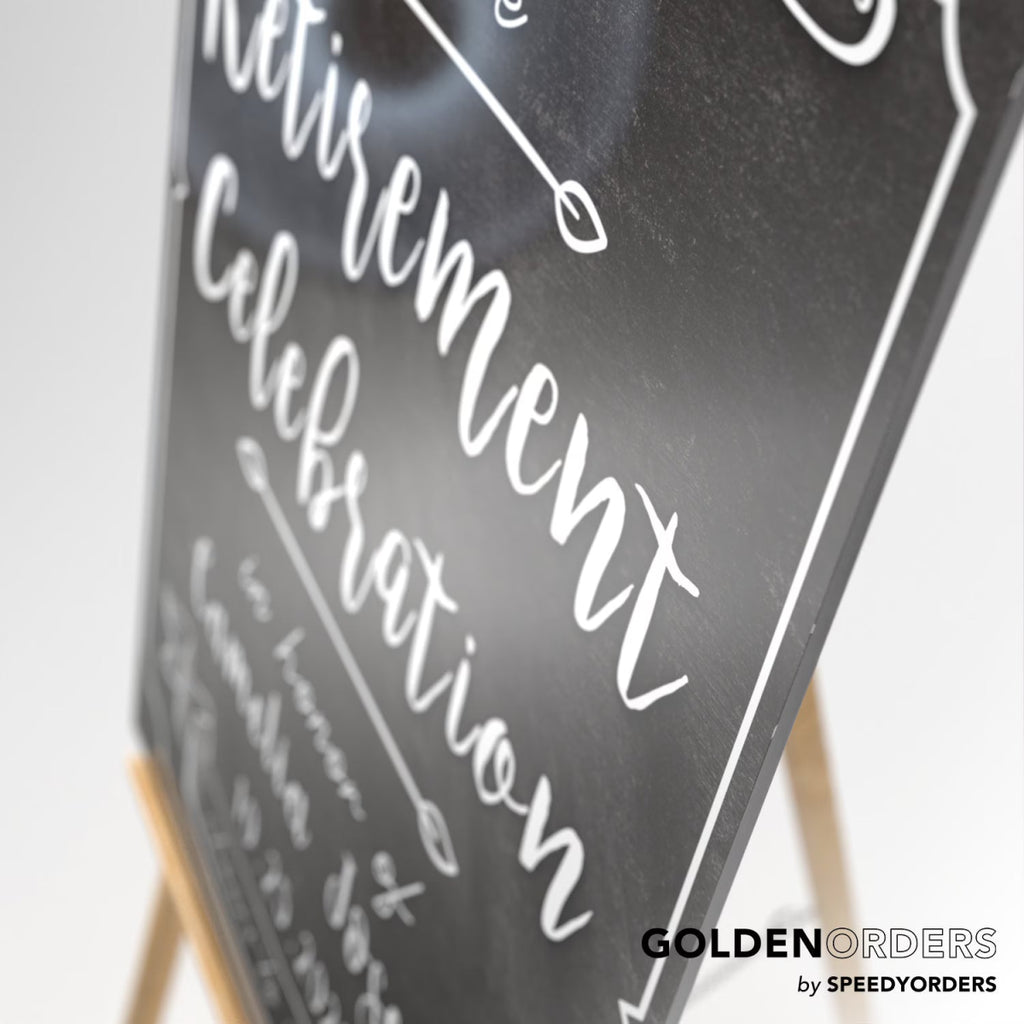 Retirement Party Welcome Sign - Retirement Celebration Banner - SpeedyOrders