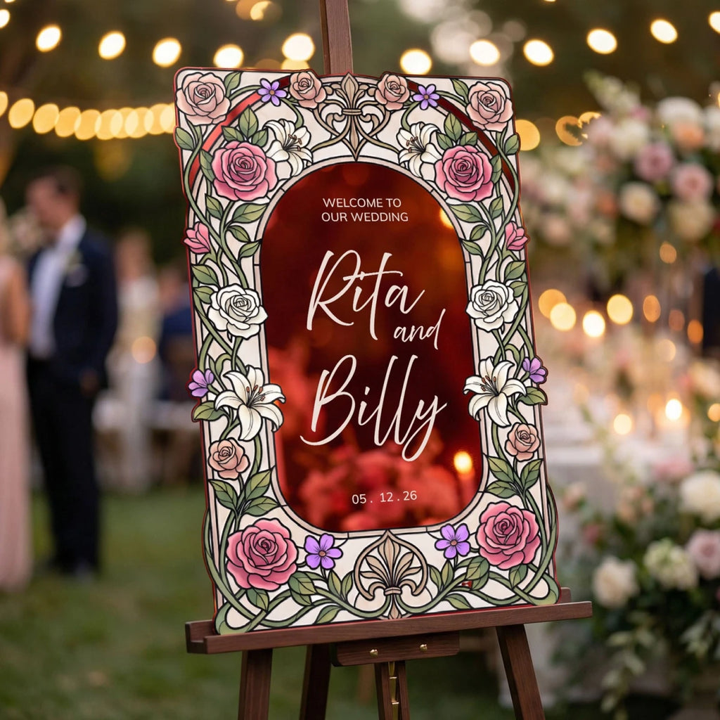 Roses Wedding Sign – SpeedyOrders