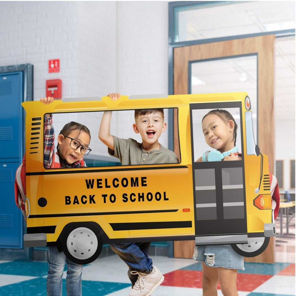 Simple School Booth School Bus Photo Booth – SpeedyOrders