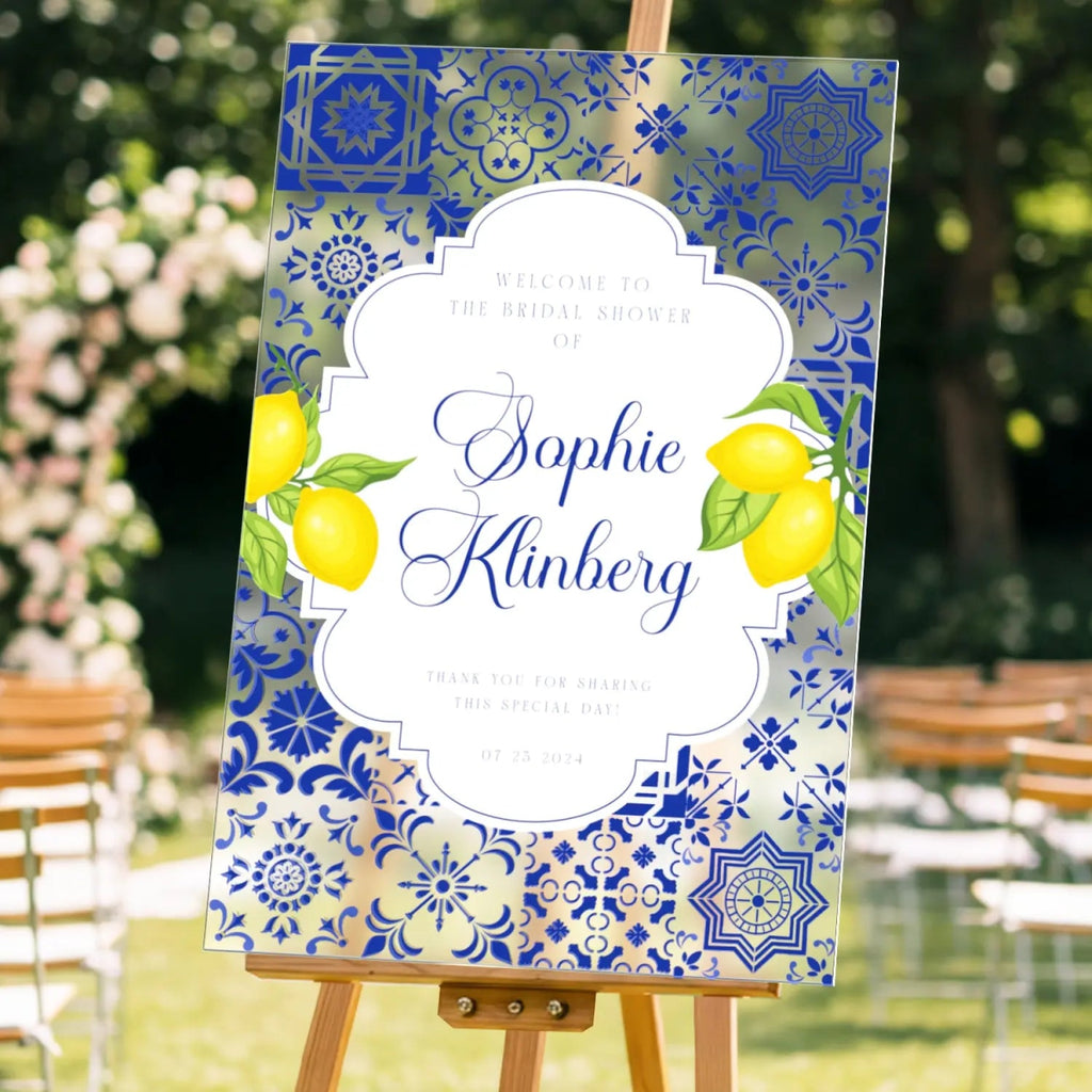 She Found Her Main Squeeze Bridal Shower Welcome Sign - SpeedyOrders