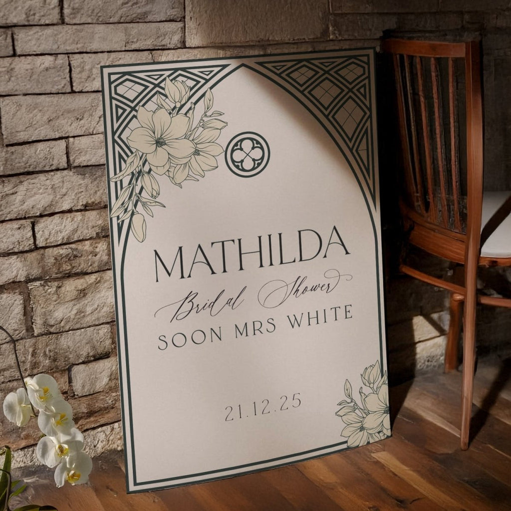 Soon To Be Mrs Sign, Acrylic Bridal Shower Sign - SpeedyOrders