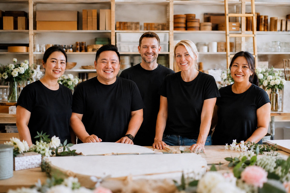 the SpeedyOrders team. The founders Soun Pong and Mike together with the team.