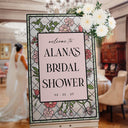 Stain Glass Wildflowers Bridal Shower Sign - SpeedyOrders