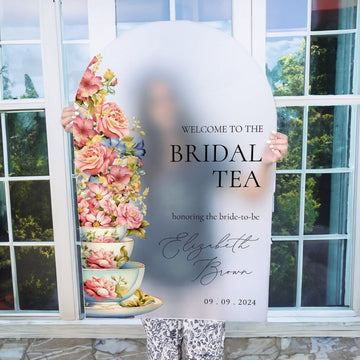 Tea Party Bridal Shower Sign - SpeedyOrders