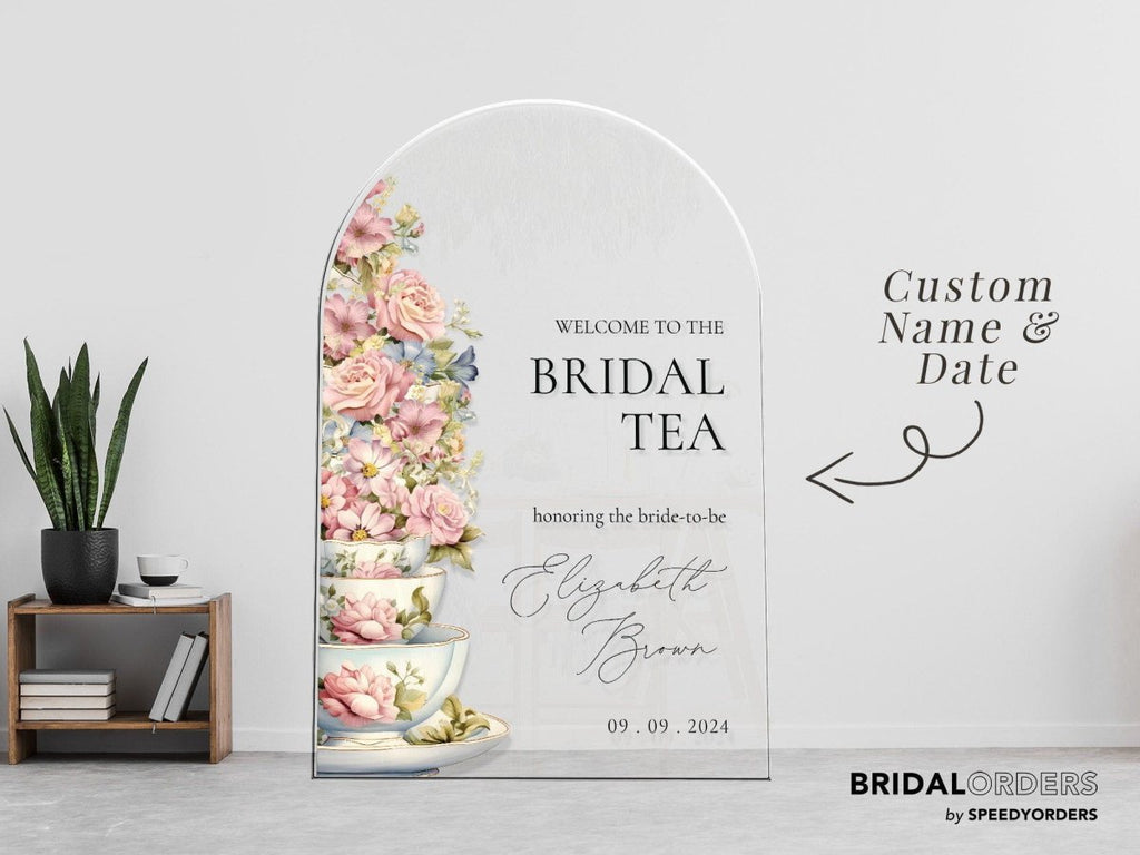 Tea Party Bridal Shower Sign - SpeedyOrders