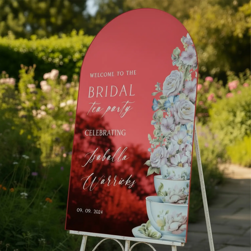 Tea Party Bridal Shower Sign, Bridal Tea Party Sign - SpeedyOrders