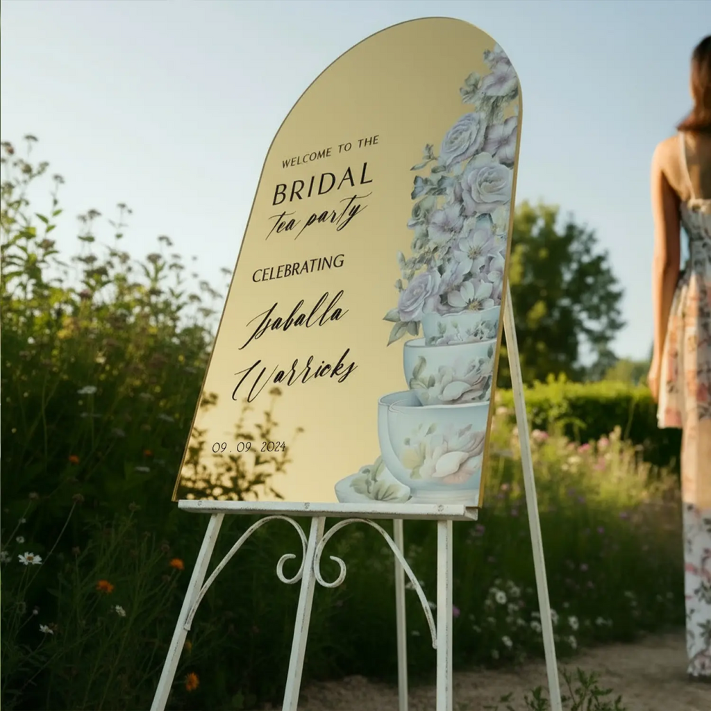 Tea Party Bridal Shower Sign, Bridal Tea Party Sign - SpeedyOrders