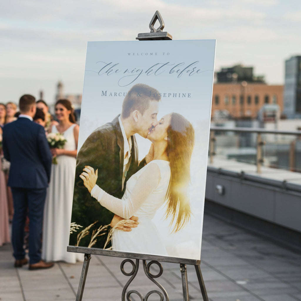 The Night Before Wedding Sign, Rehearsal Dinner Sign - SpeedyOrders