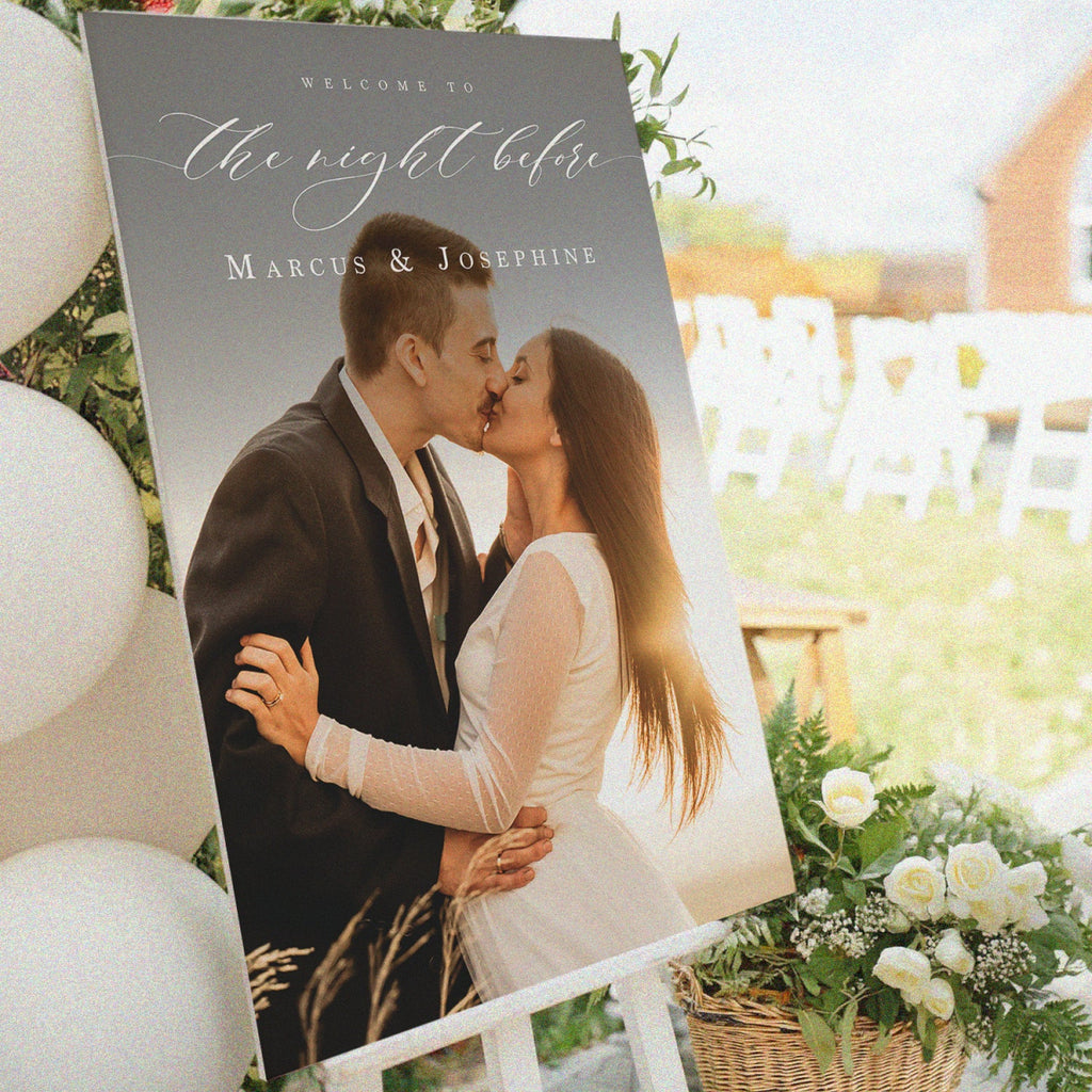 The Night Before Wedding Sign, Rehearsal Dinner Sign - SpeedyOrders
