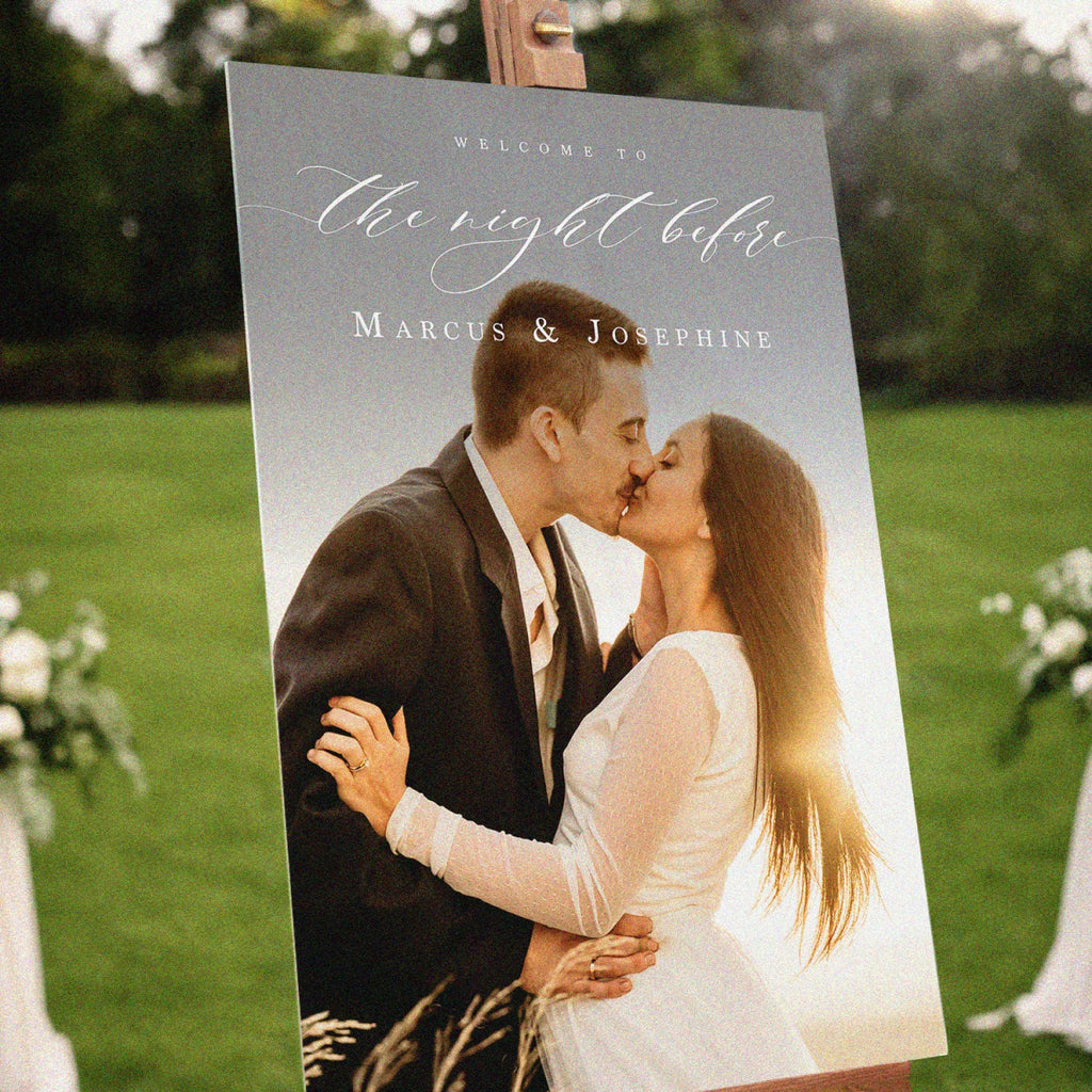 The Night Before Wedding Sign, Rehearsal Dinner Sign - SpeedyOrders