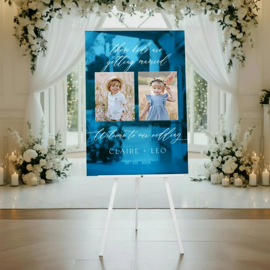 These Kids Are Getting Married Wedding Welcome Sign - SpeedyOrders