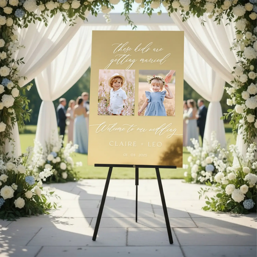 These Kids Are Getting Married Wedding Welcome Sign - SpeedyOrders