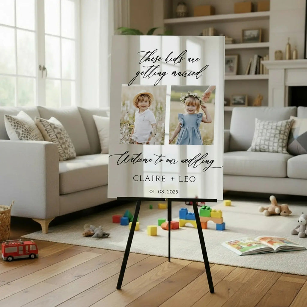 These Kids Are Getting Married Wedding Welcome Sign - SpeedyOrders