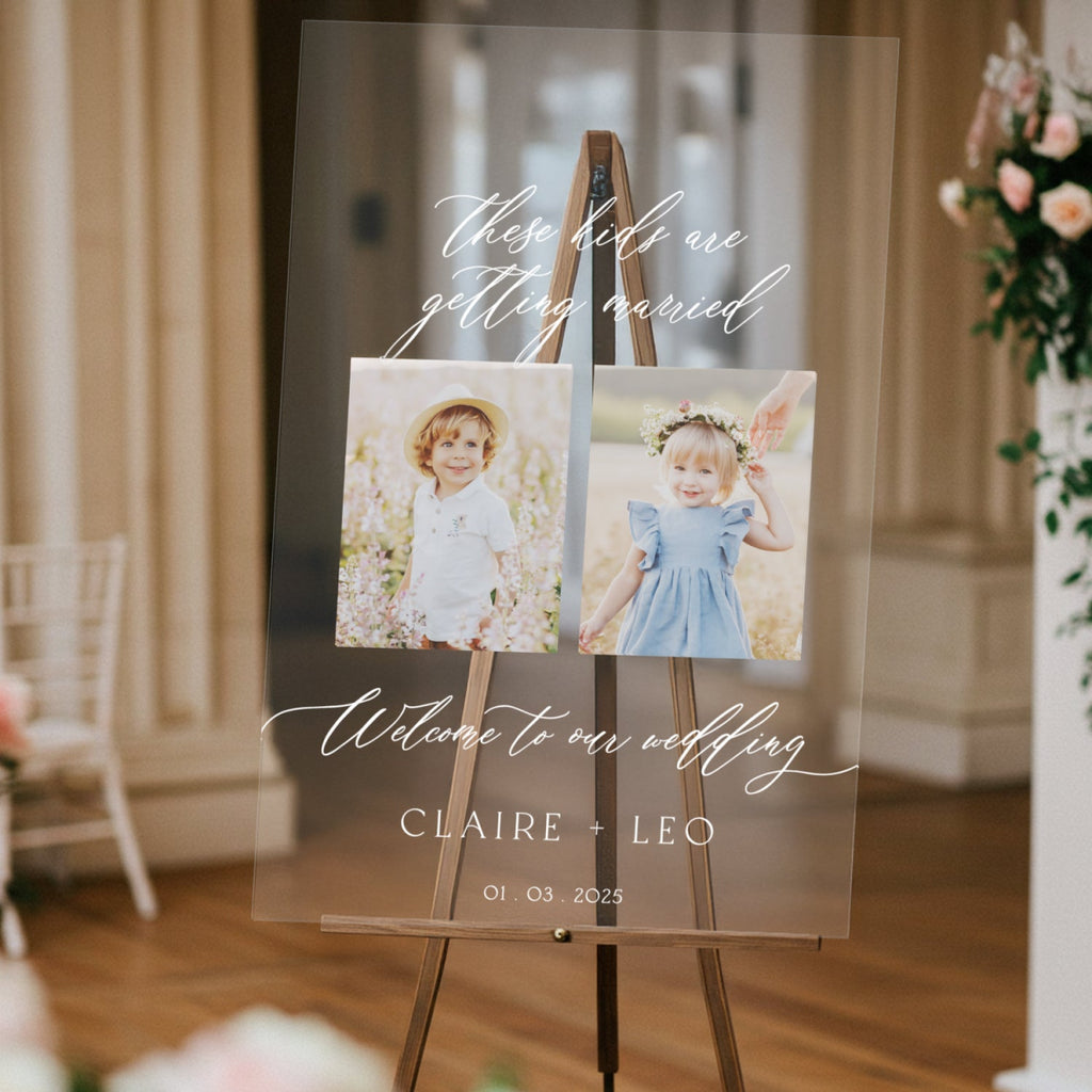These Kids Are Getting Married Wedding Welcome Sign - SpeedyOrders
