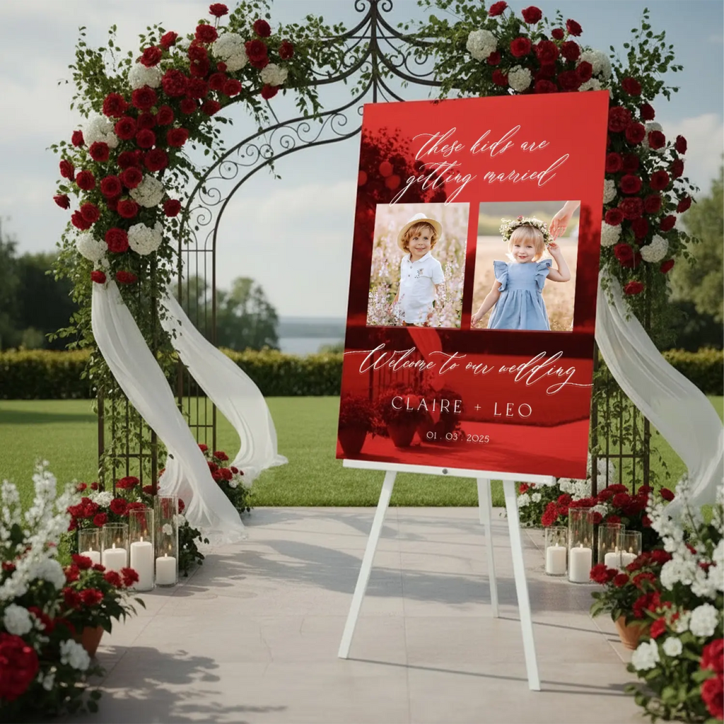 These Kids Are Getting Married Wedding Welcome Sign - SpeedyOrders
