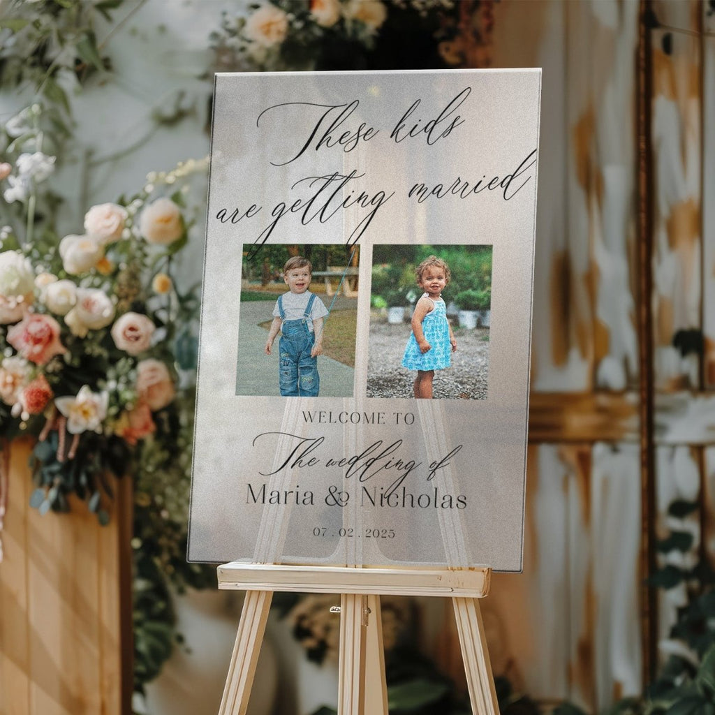 These Kids Are Getting Married Wedding Welcome Sign - SpeedyOrders