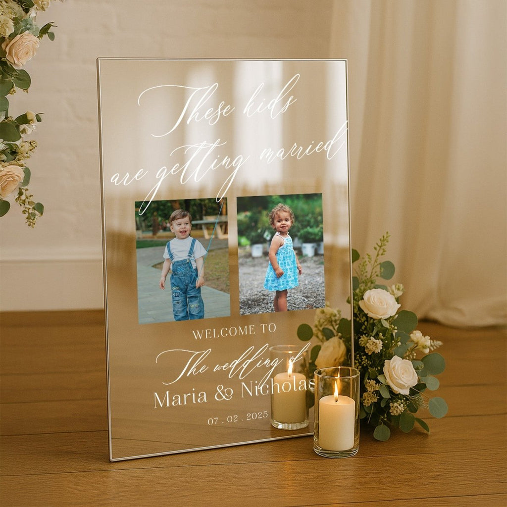 These Kids Are Getting Married Wedding Welcome Sign - SpeedyOrders