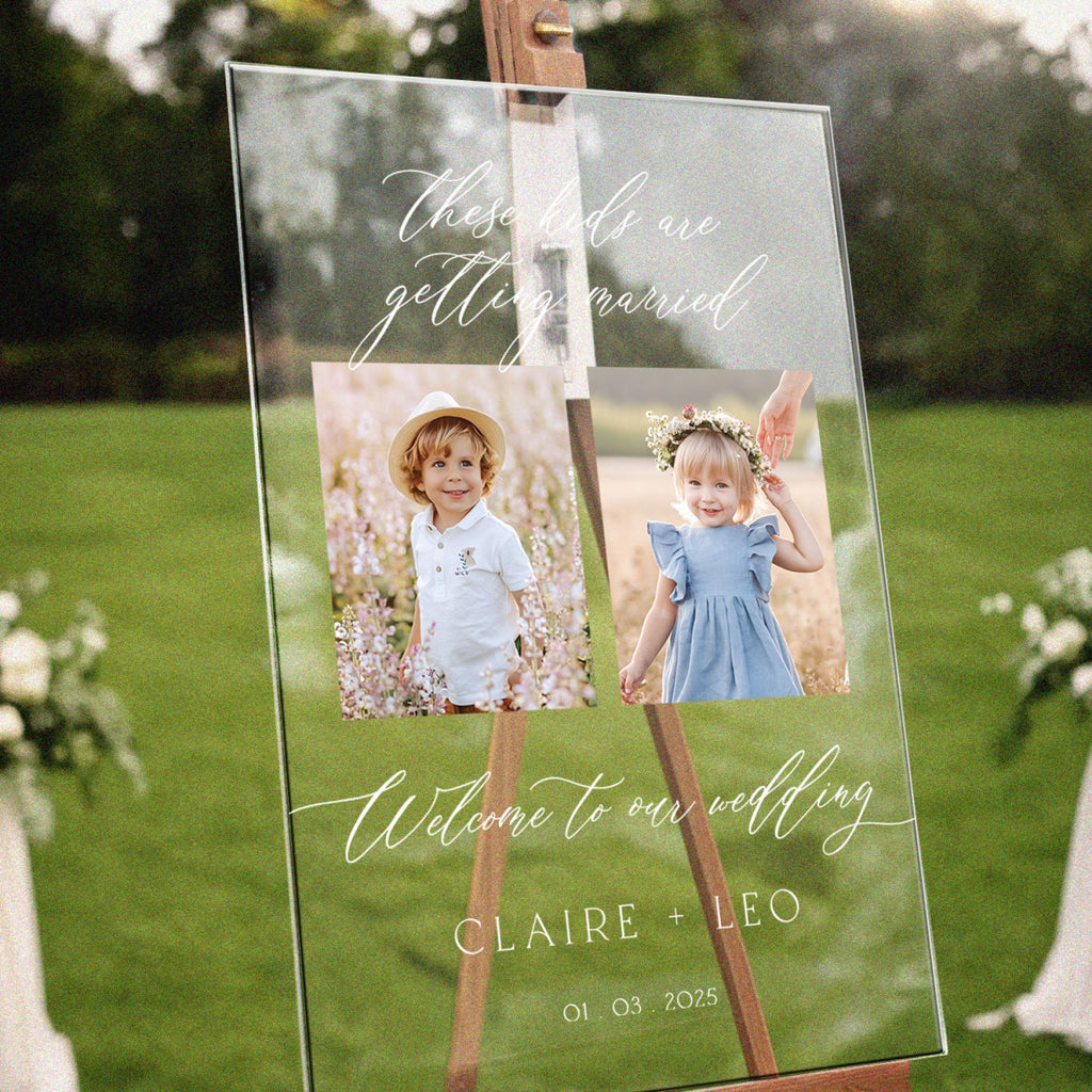 These Kids Are Getting Married Wedding Welcome Sign - SpeedyOrders