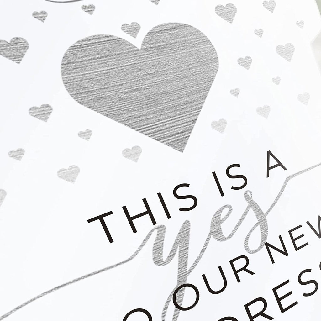 This is a Yes To Our New Address Sold Sign - SpeedyOrders