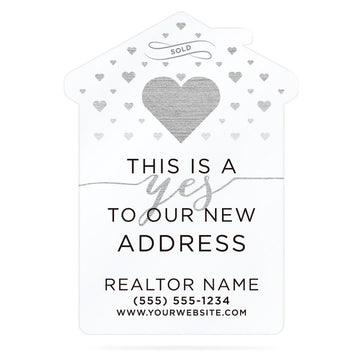 This is a Yes To Our New Address Sold Sign - SpeedyOrders